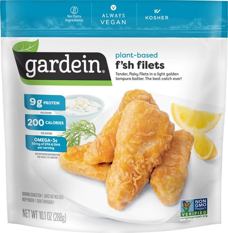 Golden Plant-Based Fishless Filets, Vegan, Frozen, 10.1 Oz.