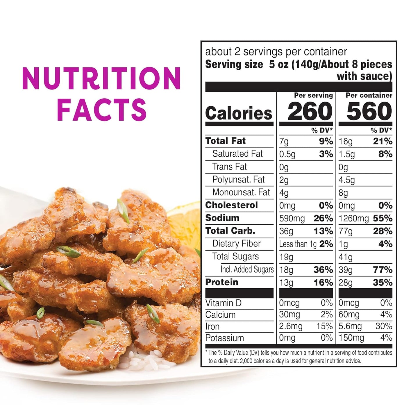 Mandarin Orange Crispy Plant-Based Chick'N, Vegan, Frozen, 10.5 Oz.
