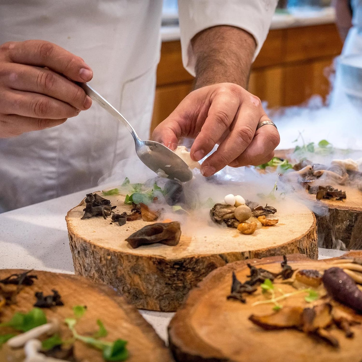 10 PCS Plating Tools Culinary Set Contains Kitchen Tweezers Spatula Sauce Plating Spoon(Black)