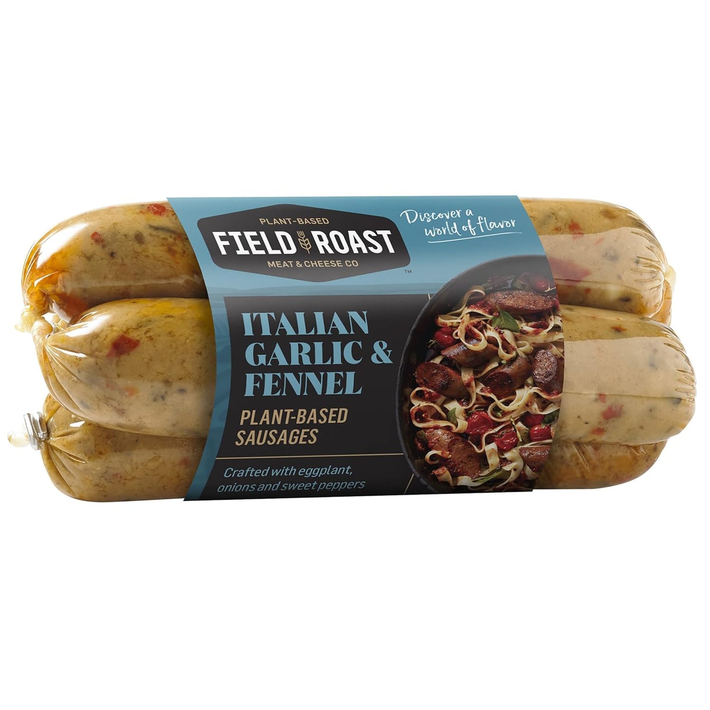 Vegetarian Grain Meat Sausages, Italian, Frozen, 12.95 Oz