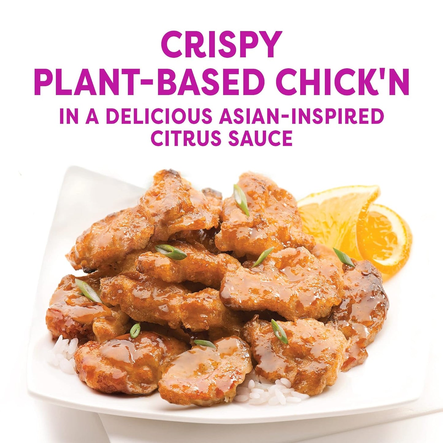 Mandarin Orange Crispy Plant-Based Chick'N, Vegan, Frozen, 10.5 Oz.