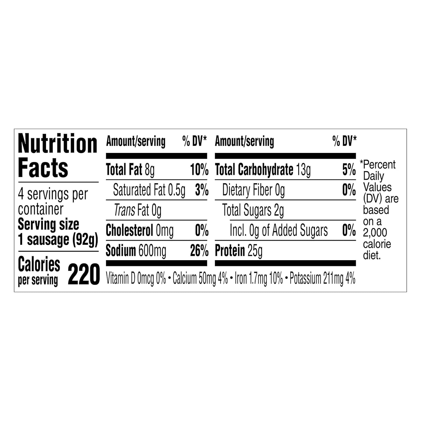 Vegetarian Grain Meat Sausages, Italian, Frozen, 12.95 Oz