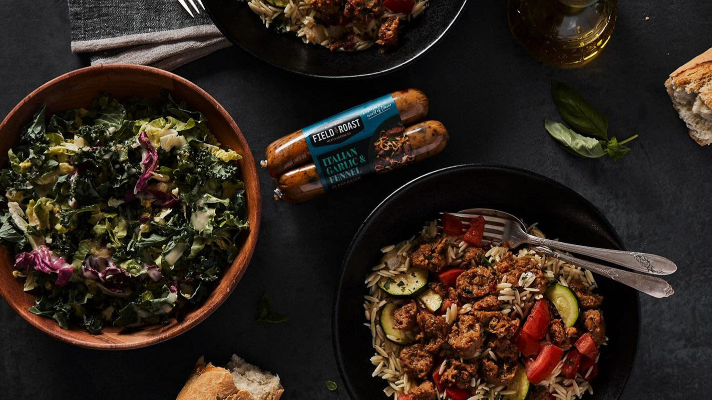 Vegetarian Grain Meat Sausages, Italian, Frozen, 12.95 Oz