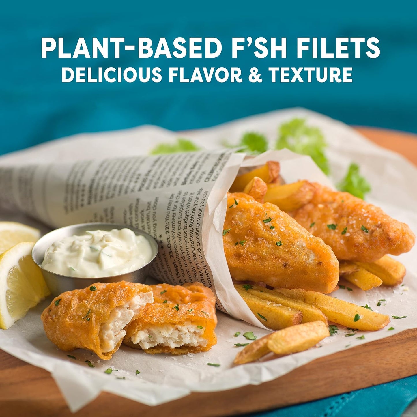 Golden Plant-Based Fishless Filets, Vegan, Frozen, 10.1 Oz.