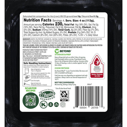 beyond Beef Plant-Based Ground 16 Oz