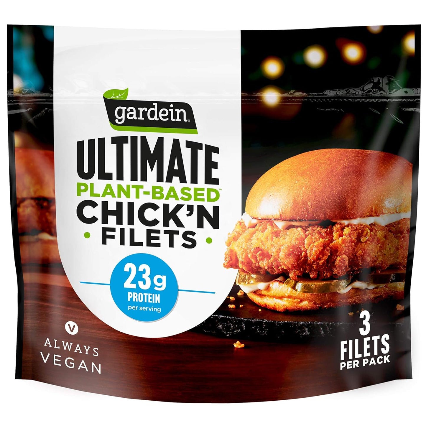 Ultimate Plant-Based Chick'N Filets, Vegan, Frozen, 15 Oz.