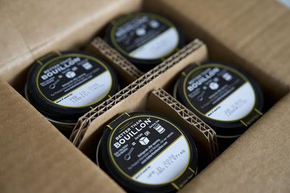 Variety Pack: Roasted Beef, Roasted Chicken, Seasoned Vegetable, Roasted Garlic Bases 8Oz (1 Each, 4 Pack) Bundle with Primetime Direct Teaspoon Scoop with BTB Authenticity Seal in a Box