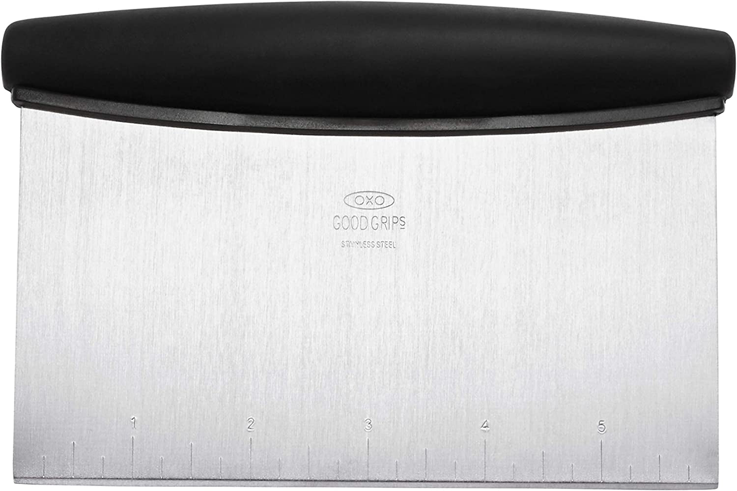 Good Grips Stainless Steel Scraper & Chopper,Silver/Black