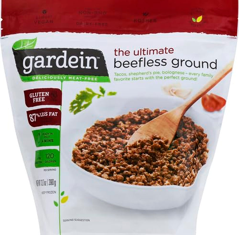 Gluten-Free Plant-Based Ground Be'F Crumbles, Vegan, Frozen, 13.7 Oz.