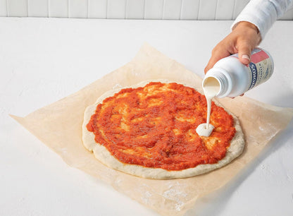 MIYOKO'S CREAMERY Organic Pourable Mozzarella Cheese, Melts-Bubbles-Browns, Made from Plant Milk, Dairy Free, Vegan, 16Oz. (1-Pack)