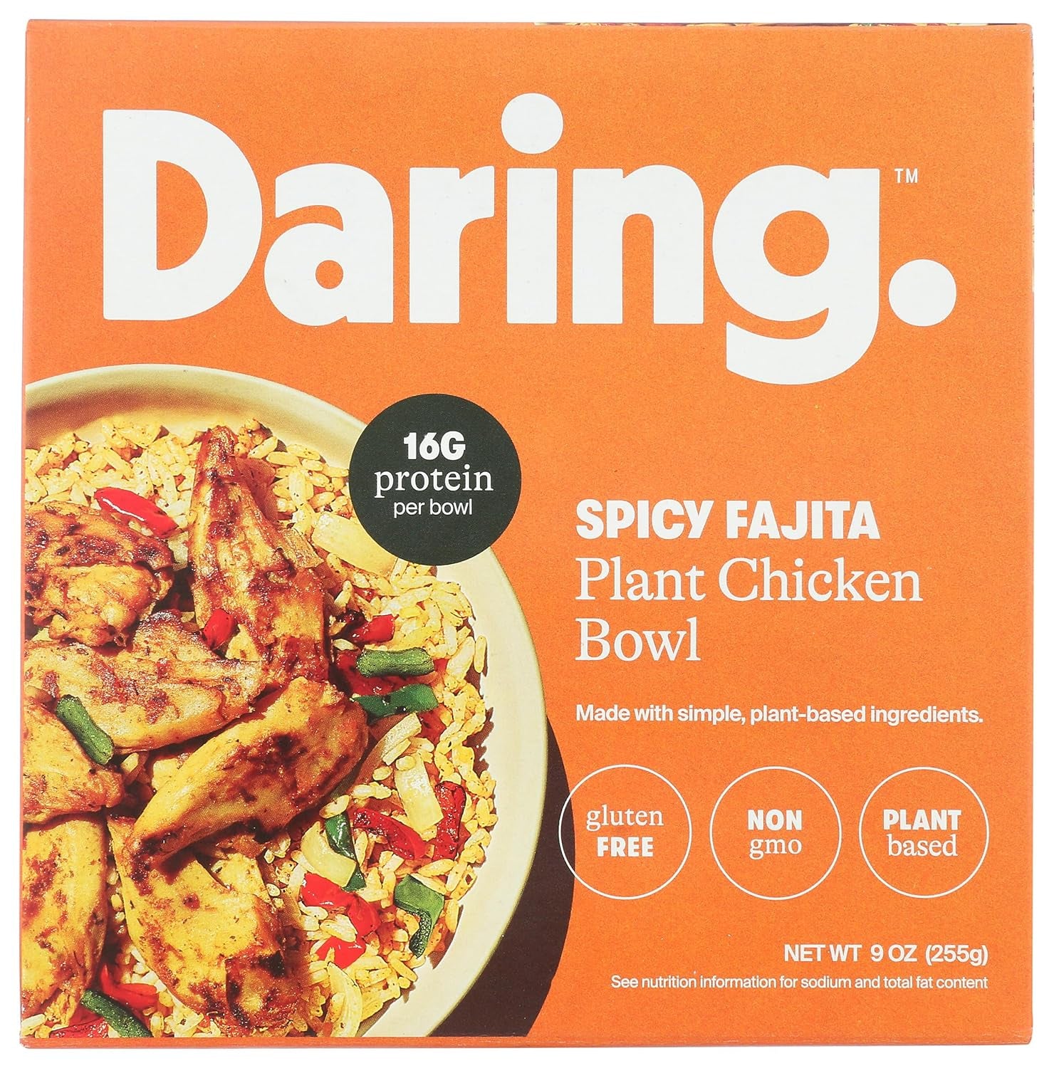 Plant Based Chicken Fajita Bowl