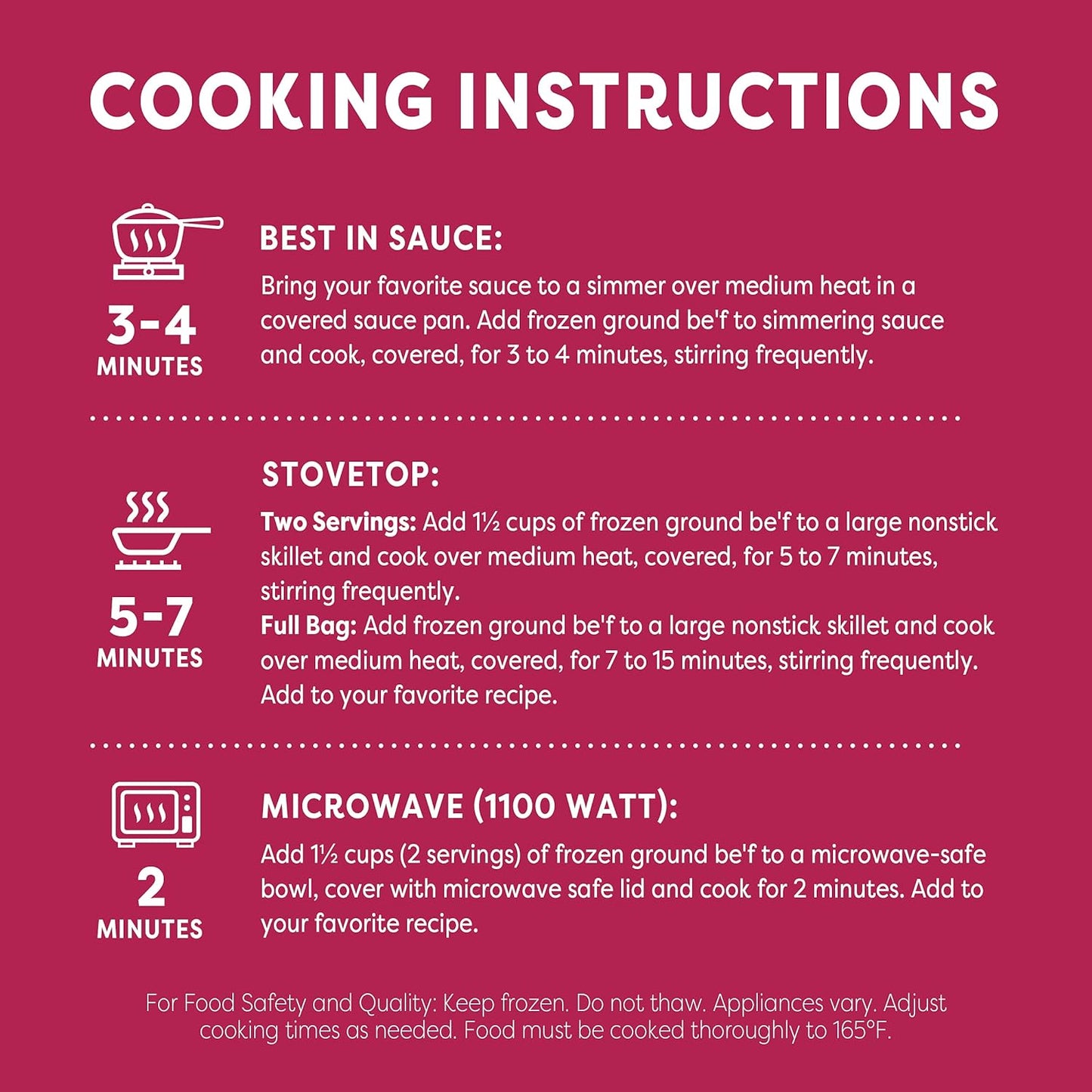 Gluten-Free Plant-Based Ground Be'F Crumbles, Vegan, Frozen, 13.7 Oz.