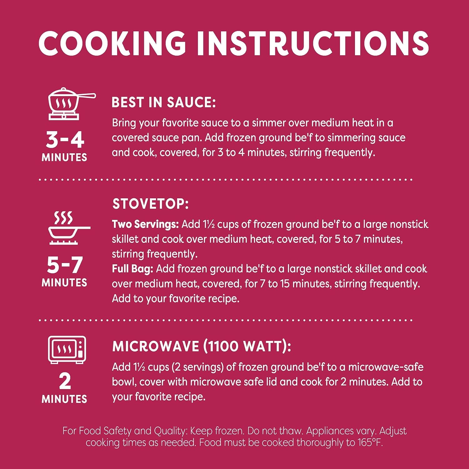 Gluten-Free Plant-Based Ground Be'F Crumbles, Vegan, Frozen, 13.7 Oz.