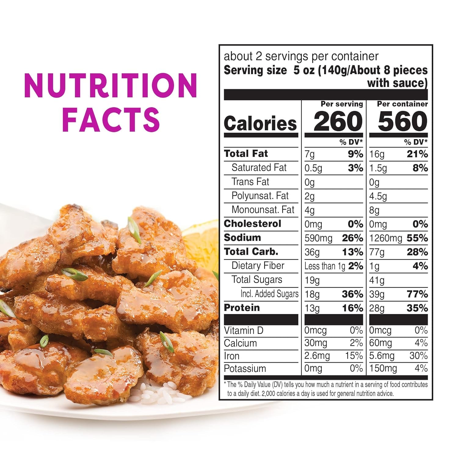 Mandarin Orange Crispy Plant-Based Chick'N, Vegan, Frozen, 10.5 Oz.