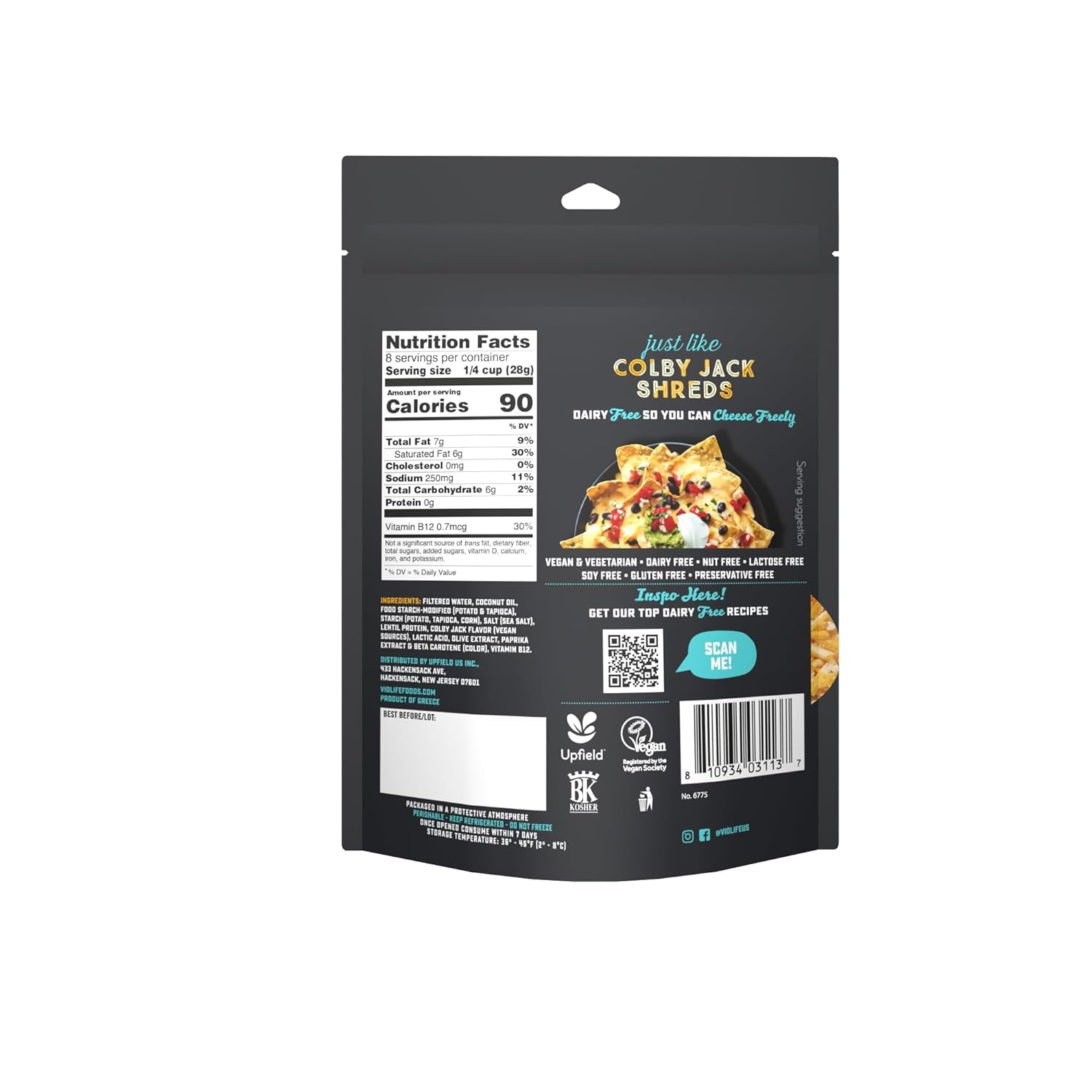 Just like Colby Jack Shreds, 8 Oz Bag, 8 Oz