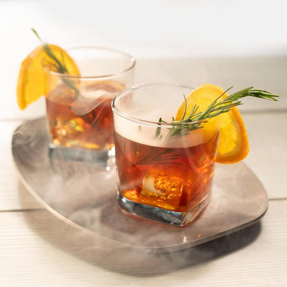 Smoking Gun W XL 7-1/4" Dome - Hot Cold Electric Portable Smoker Infuser Kit for Indoor Outdoor Use- Smoke Meat Cheese Cocktails Faster than Smoker Box, Large Dome W Greater Capacity, Fathers Day Gift