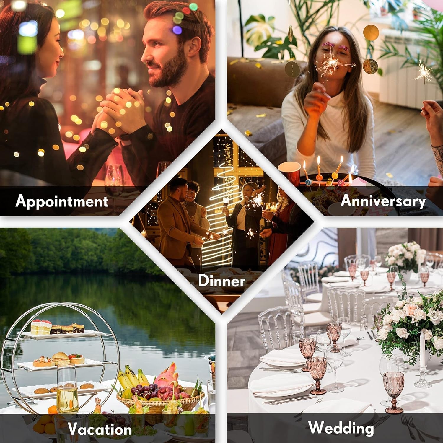 Serving Utensils Include Large Serving Spoons Slotted Serving Spoons Serving Forks Serving Tongs Soup Ladle and Pie Server Buffet Catering Serving Utensils for Dishwasher Safe (Gold, 10)