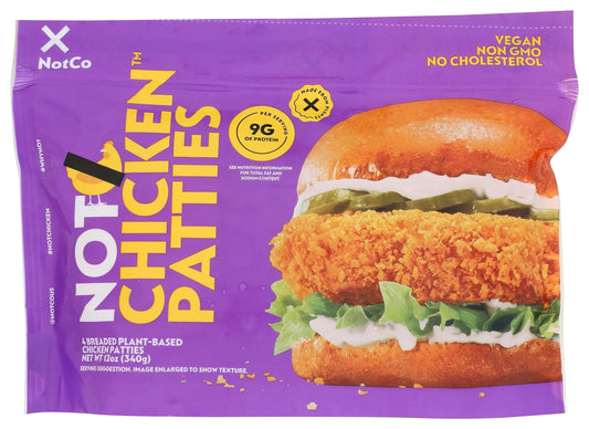 Notchicken Plant Based Burgers 4 Count, 12 Oz.