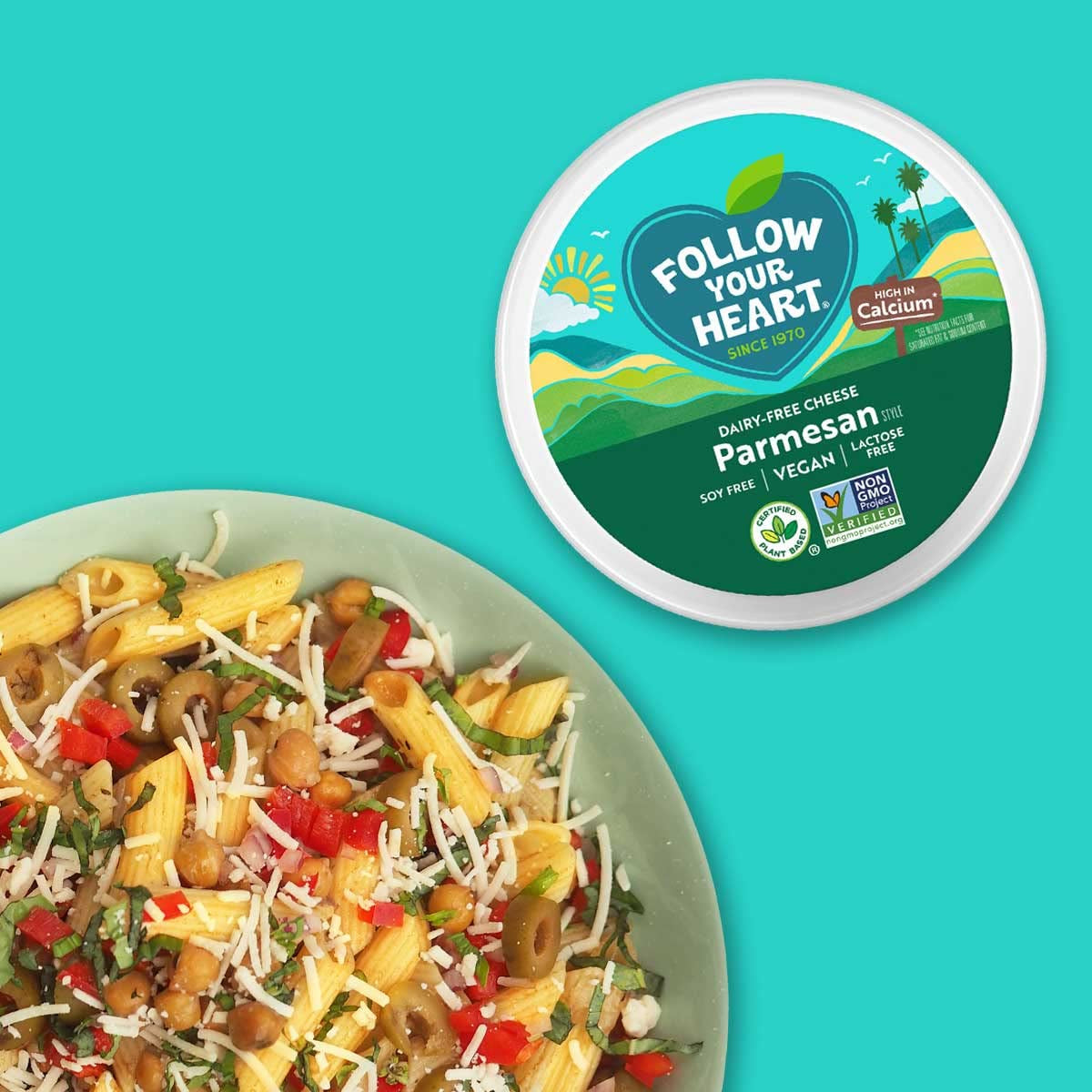 Cheese Parmesan Shredded Vegan, 4 Oz