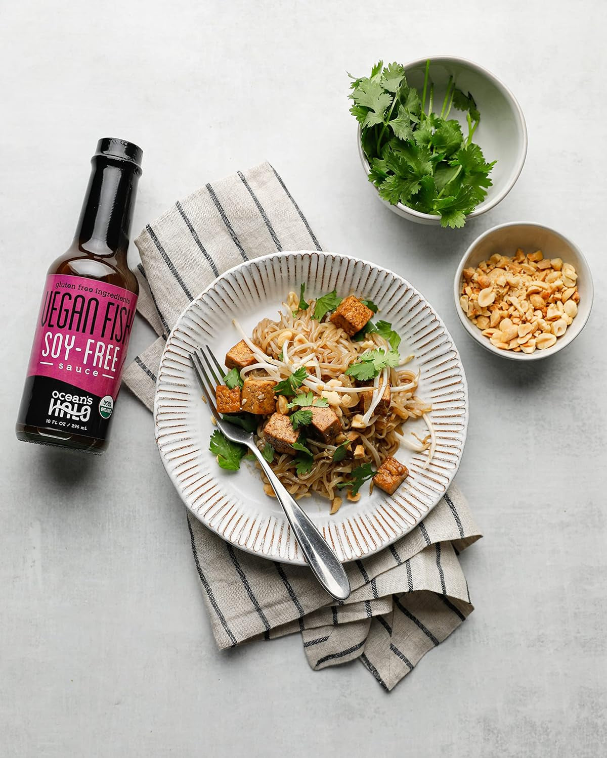 Oceans Halo, Organic and Vegan Fish Sauce, Soy Free, 10 Fl Oz