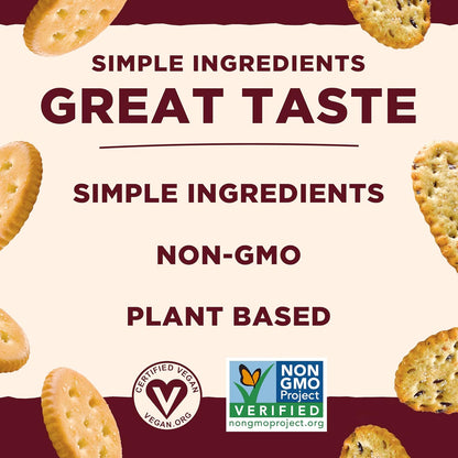 Cheese Flavored Crackers - Non-Gmo, Made with Wheat Flour, Vegan, Delicious & Quality Snacks, Cheddalicious, 6 Ounce