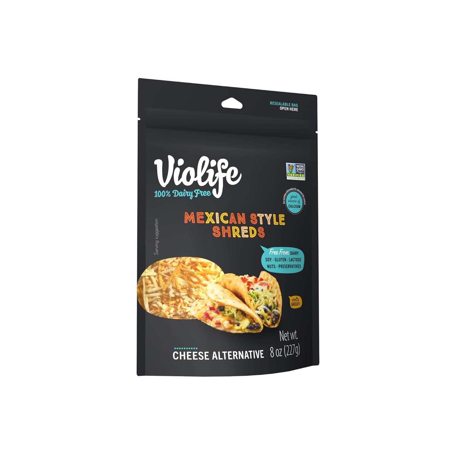Violife Just like Mexican Shreds, Vegan, 8 Oz Bag