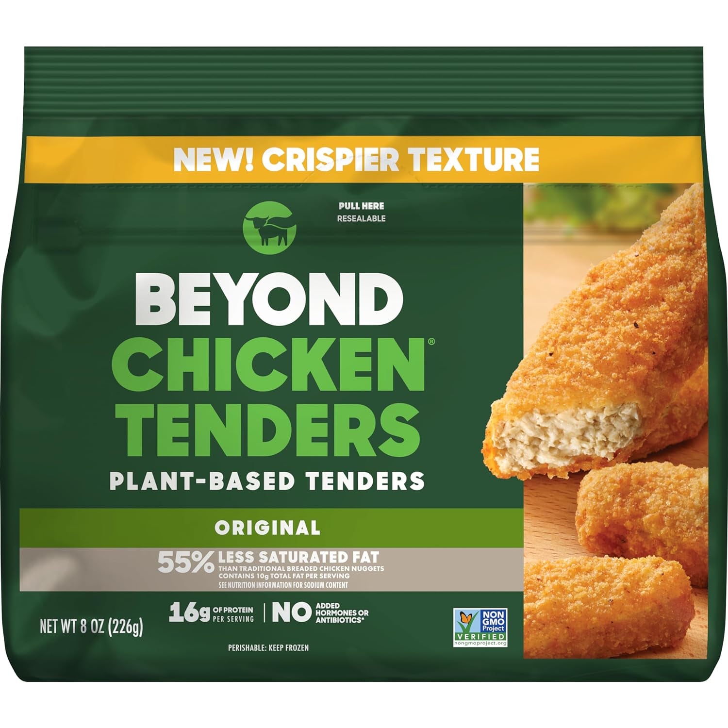 Beyond Plant-Based Chicken Breaded Tenders, 8 Oz Bag