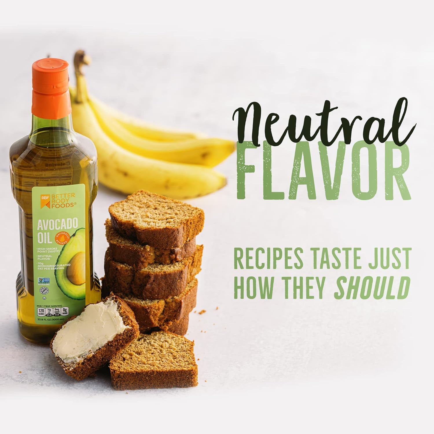 Refined Non-Gmo Cooking Oil, Kosher, Keto and Paleo Diet Friendly, for High-Heat Cooking, 100% Pure Avocado Oil, 1 Liter, 33.8 Fl Oz