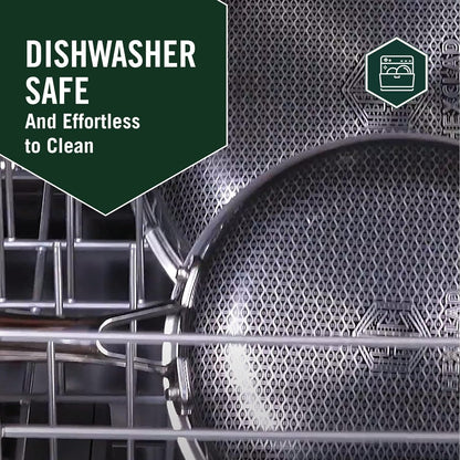 Hybrid Nonstick Frying Pan, 10-Inch, Stay-Cool Handle, Dishwasher and Oven-Safe, Induction Ready, Compatible with All Cooktops