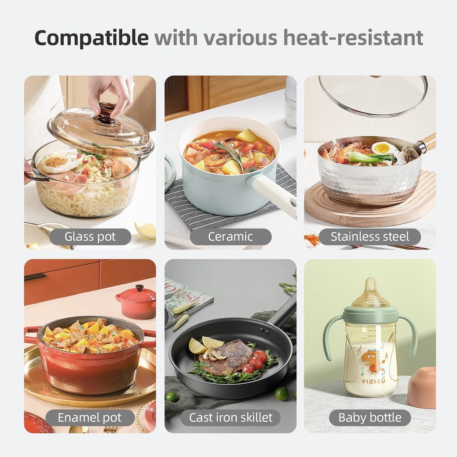 Electric Server Warming Tray,Food Warmer for Parties,9 Adjustable Temperature Control,6 Hours Timer,Ultra Slim Warming Tray,For Buffets,Restaurants,House Parties, Party (23.6" X 15.7")