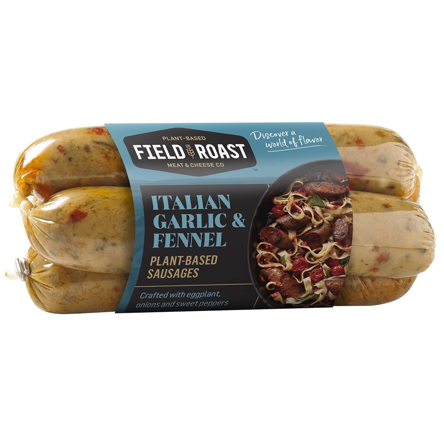 Vegetarian Grain Meat Sausages, Italian, Frozen, 12.95 Oz