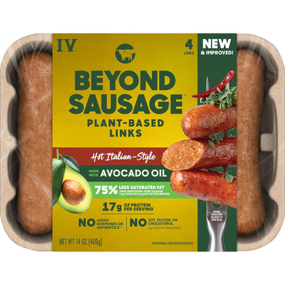 Sausage Plant-Based Dinner Links, Hot Italian 14 Oz