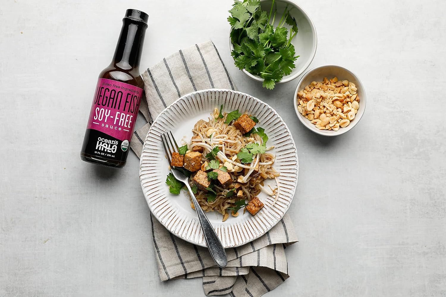 Oceans Halo, Organic and Vegan Fish Sauce, Soy Free, 10 Fl Oz