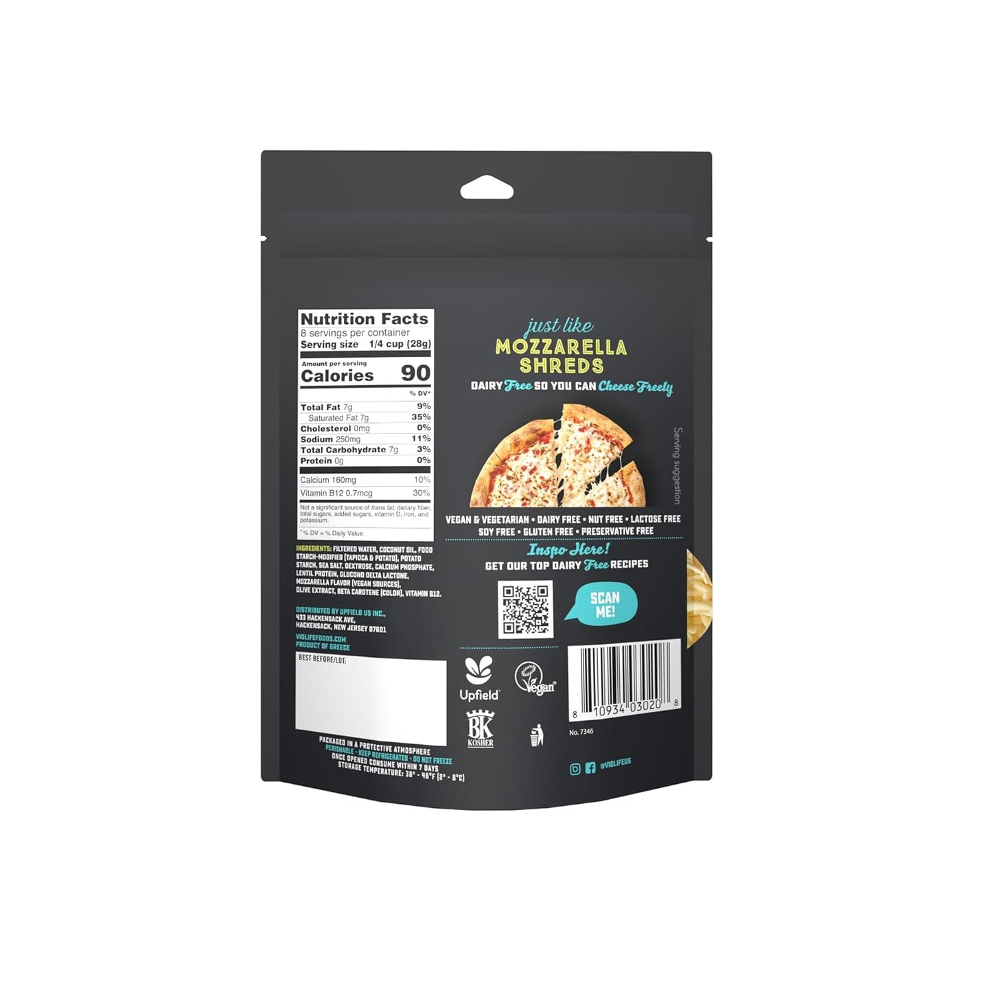 Just like Mozzarella Shreds, 8 OZ