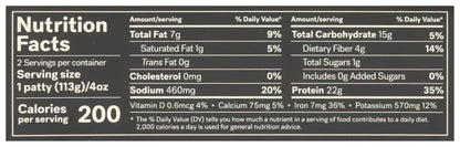 Abbot’S Plant-Based Veggie Burger, 8 Oz