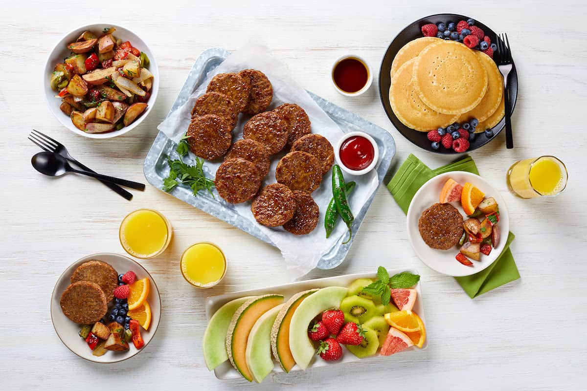 Beyond Breakfast Sausage Plant-Based Patties Box,6 Pack,7.4 Oz