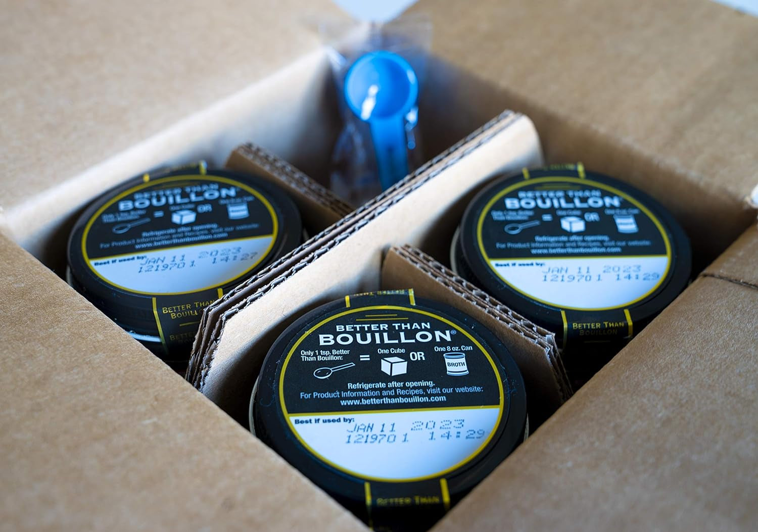 Variety Pack- No Beef Base, No Chicken Base, & Seasoned Vegetable Base 8Oz (3 Pack; 1 Each) Bundle with Primetime Direct Teaspoon Scoop with BTB Authenticity Seal