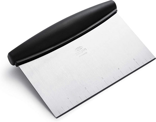 Good Grips Stainless Steel Scraper & Chopper,Silver/Black