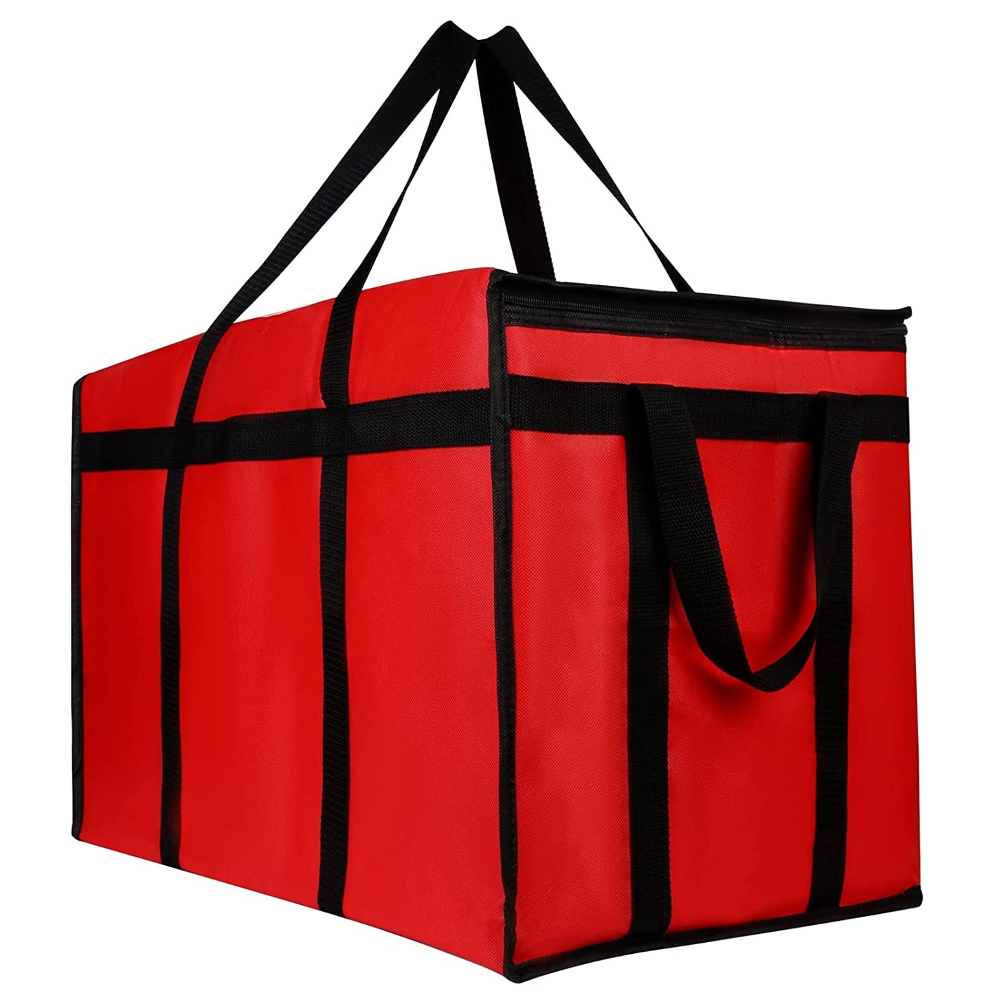 Extra Large XXXL Insulated Delivery Bag Cooler Bags Keep Food Warm Catering Therma for Doordash Shopper Hot Warming RED Pizza