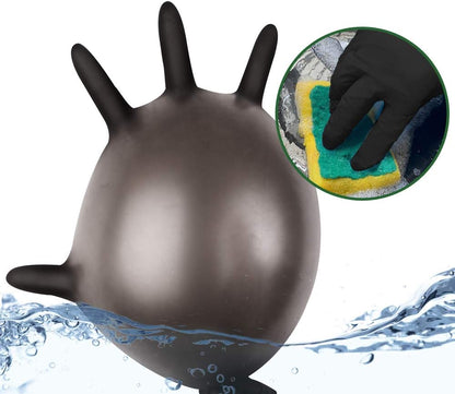 Nitrile Disposable Gloves Pack of 100, Latex Free Safety Working Gloves for Food Handle or Industrial Use