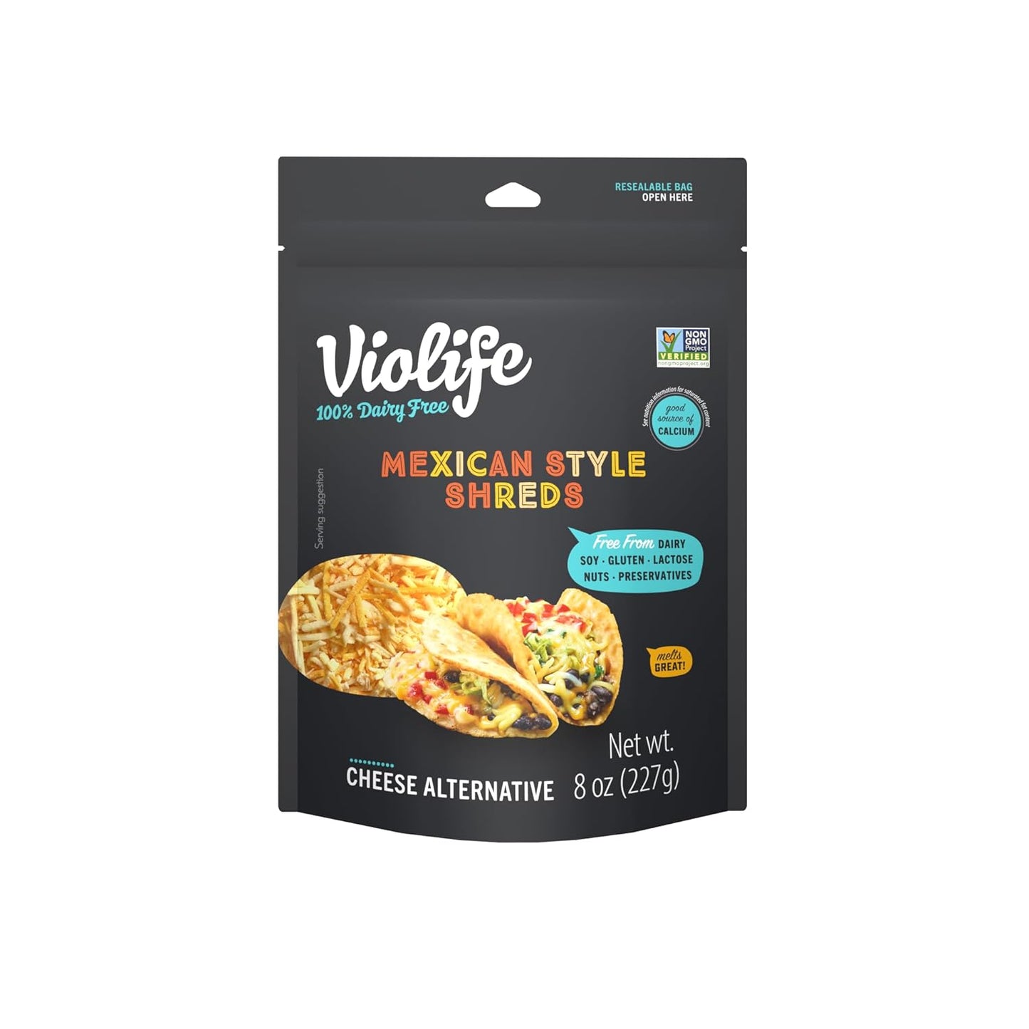 Violife Just like Mexican Shreds, Vegan, 8 Oz Bag