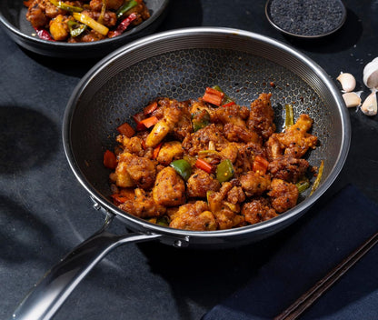 Hybrid Nonstick Wok, 12-Inch, Stay-Cool Handle, Dishwasher Safe, Induction Ready, Compatible with All Cooktops