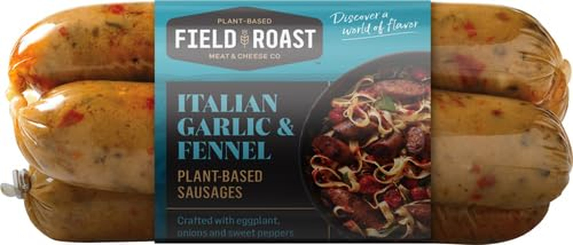 Vegetarian Grain Meat Sausages, Italian, Frozen, 12.95 Oz