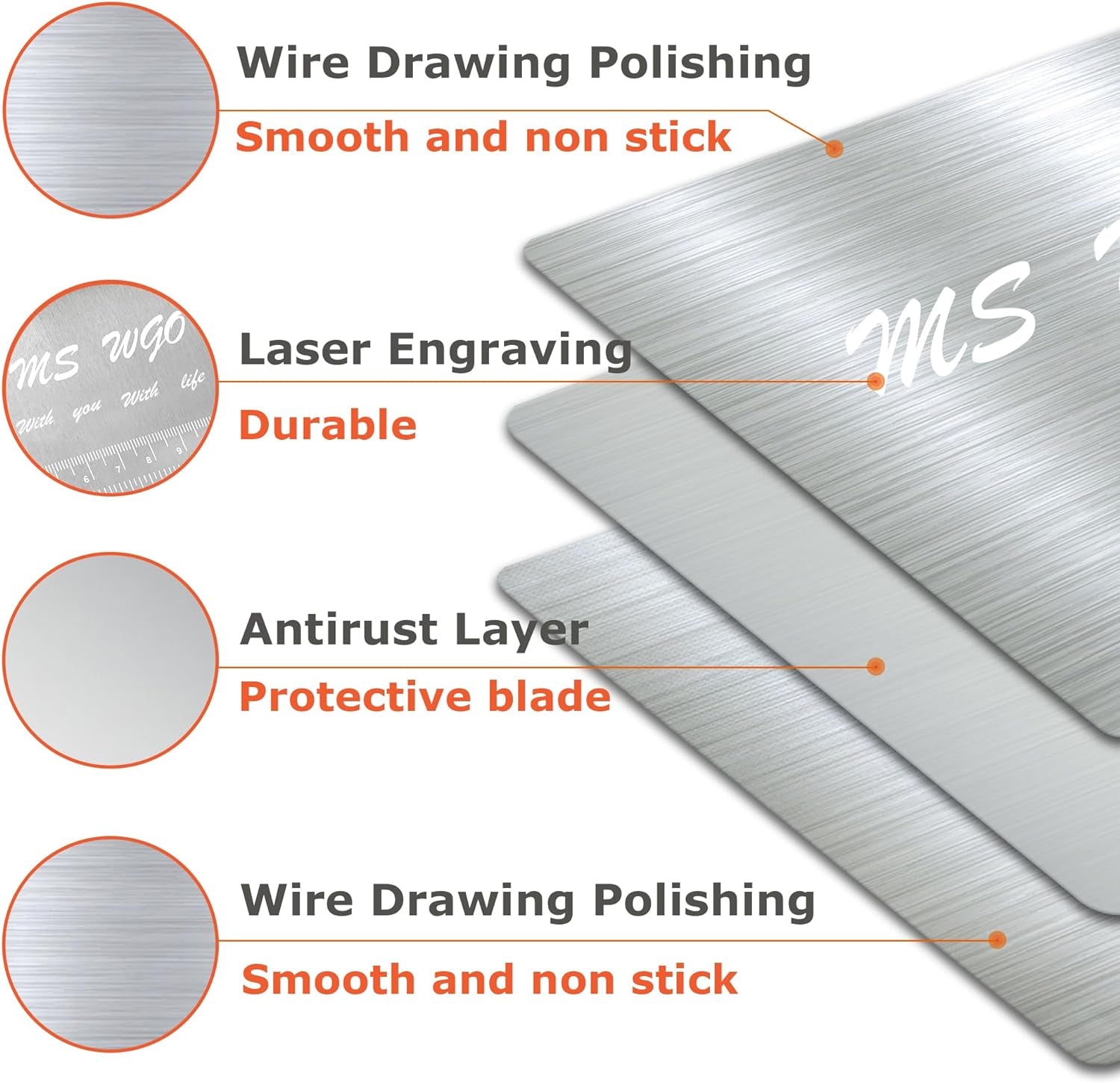 Pro Dough Pastry Scraper/Cutter/Chopper Stainless Steel Mirror Polished with Measuring Scale Multipurpose- Cake, Pizza Cutter - Pastry Bread Separator Scale Knife (1)