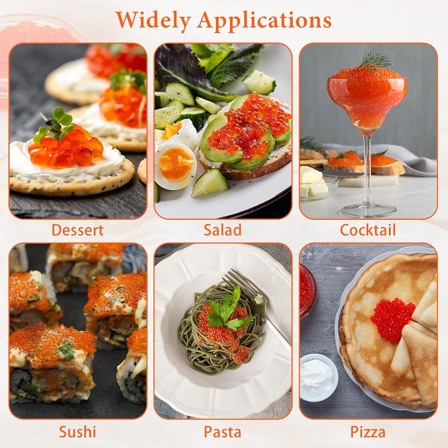 Caviar Maker Box, Spherification Dropper, Spherical Caviar Dispenser Rapid Popping Boba Molecular Gastronomy Kit with Caviar Spoons, Suction Tray & Syringe (Caviarmakerbox)