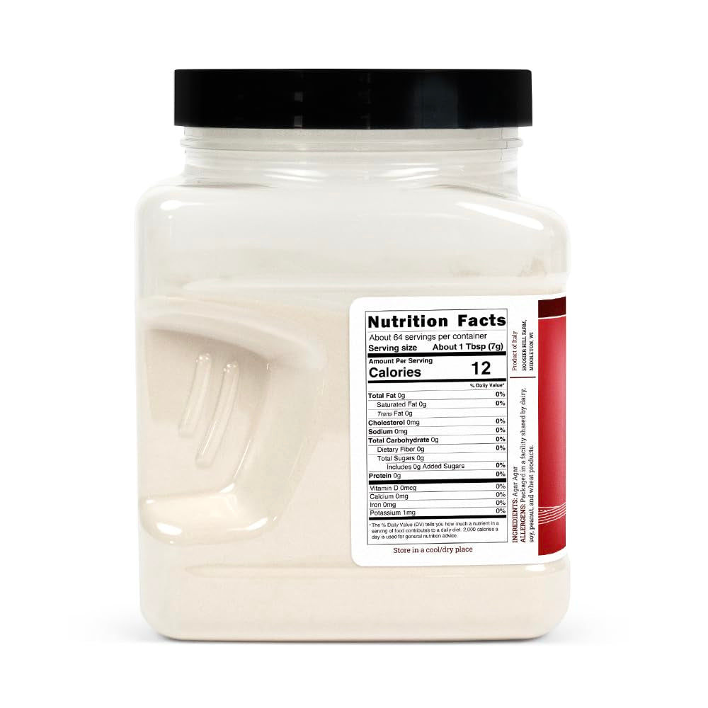 Agar Agar Powder, 1LB (Pack of 1)