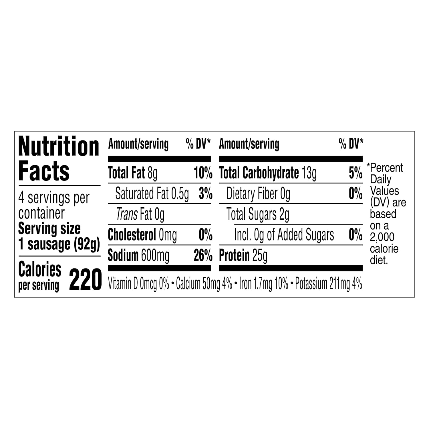 Vegetarian Grain Meat Sausages, Italian, Frozen, 12.95 Oz