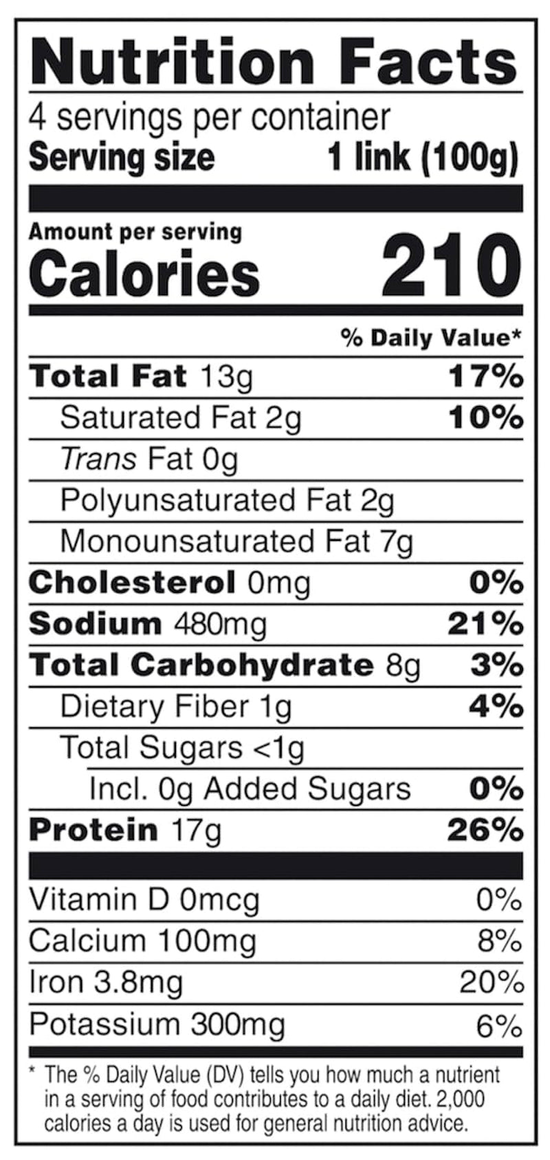 Sausage Plant-Based Dinner Links, Hot Italian 14 Oz