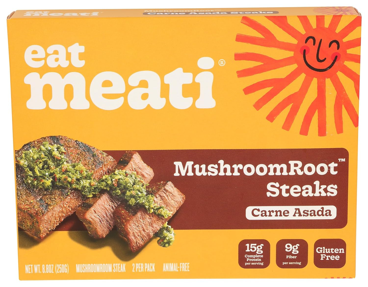 Carne Asada Steak Mushroom Root Protein, 8.8 OZ