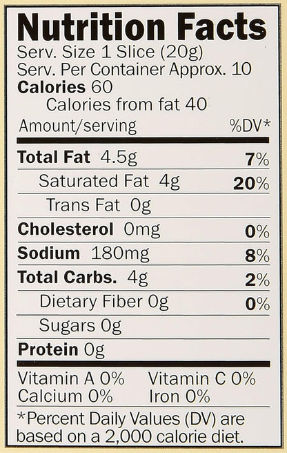 , Chao Vegan Slices Creamy Original, 7 Oz